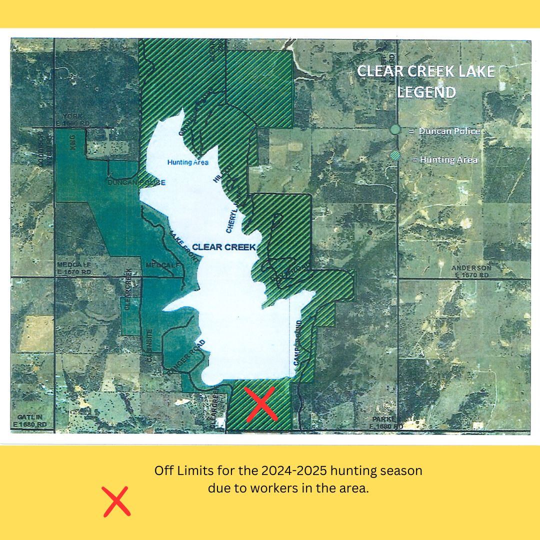 Clear Creek Hunting Map
