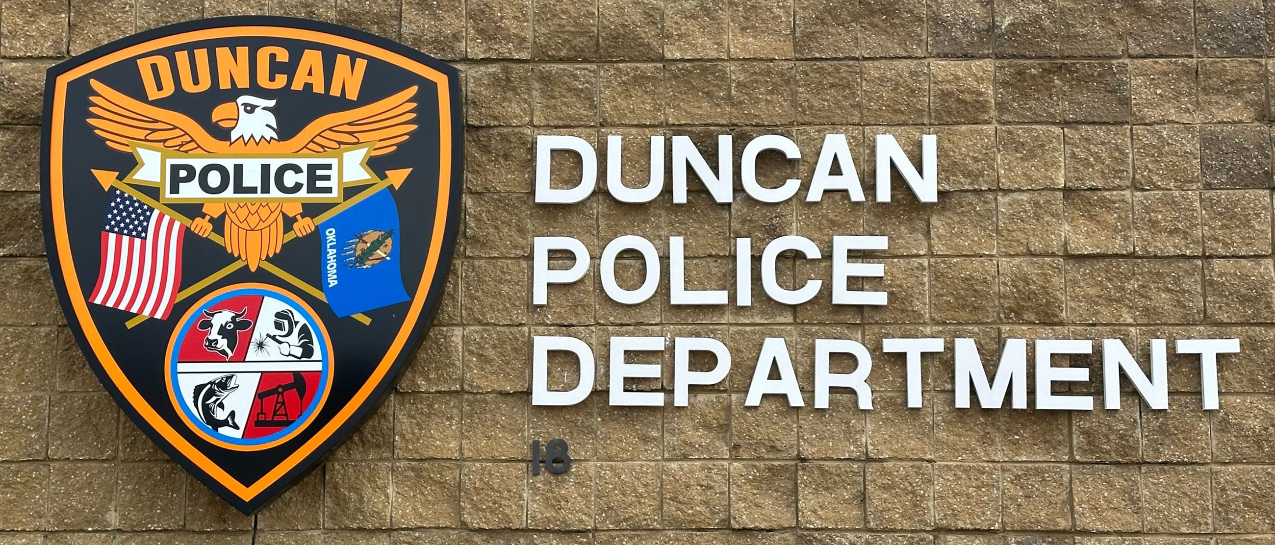 Exterior of Duncan Police Department