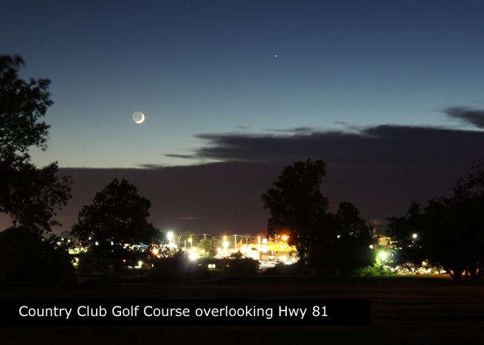 Country Club Golf Course Overlooking Highway 81