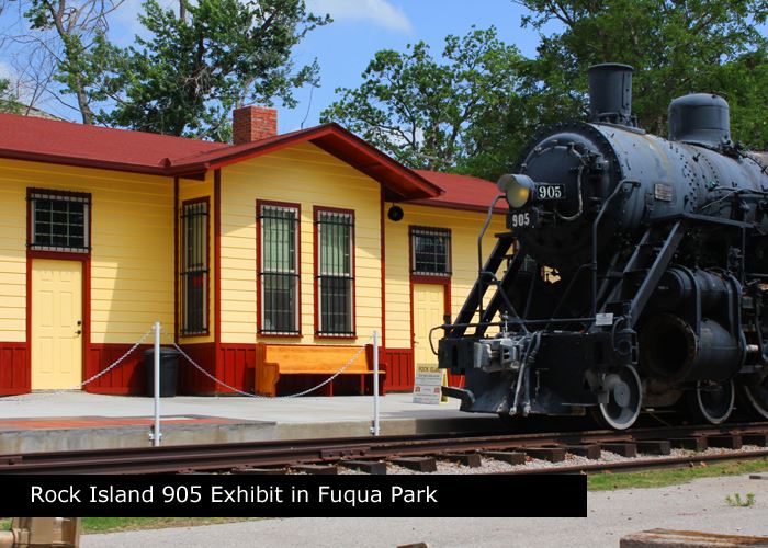 Rock Island 905 Exhibit in Fuqua Park