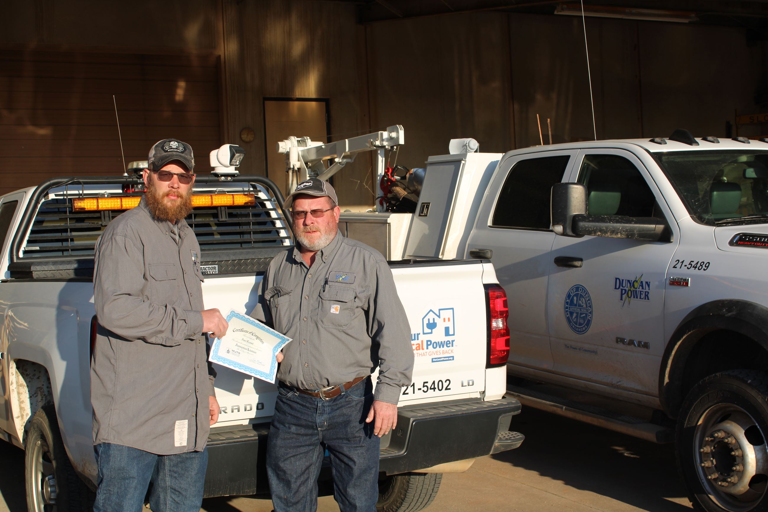 Duncan Power- Jason Russell- Linemen Certification
